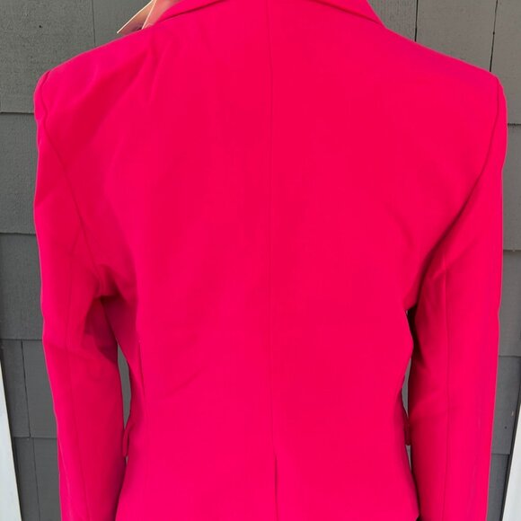 Choosy Brand Magenta Double Breasted Betsy Blazer NWT Size 4 - Picture 4 of 6